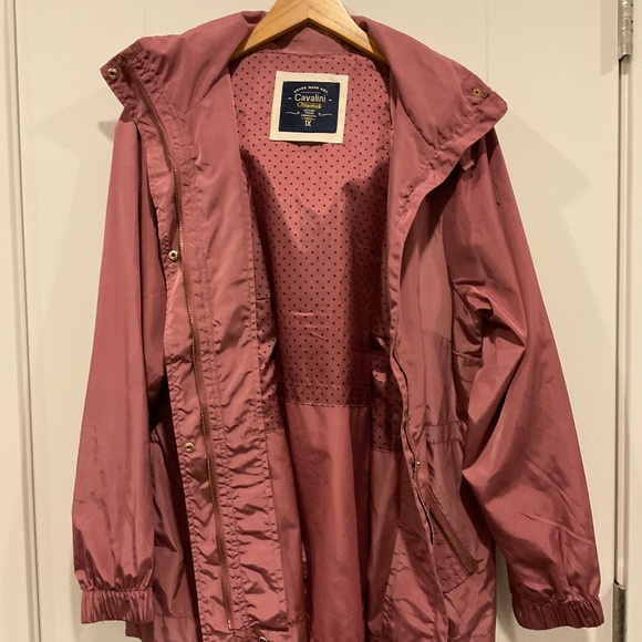 Cavalini Jacket  Lightweight Hooded Mauve Size 1X NWOT - Picture 3 of 10